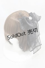 Riu / Ribbon barrette  ブラック H-25-03-25-1012-0-AC-NS-ZH