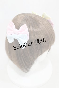 画像3: Angelic Pretty / カラフルツインコーム  ピンク/サックス/イエロー H-25-03-25-1003-AP-AC-NS-ZH