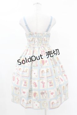 画像2: Shirley Temple / アリス絵本プリントジャンパースカート（Ladies） Free サックス H-25-03-25-1030-ET-OP-NS-ZH