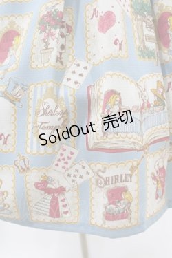 画像5: Shirley Temple / アリス絵本プリントジャンパースカート（Ladies） Free サックス H-25-03-25-1030-ET-OP-NS-ZH