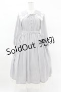 an another angelus / レース使いビッグカラーロングワンピース Free BLUE GRAY H-25-03-25-1033-CA-OP-NS-ZH