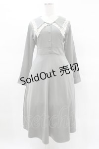 an another angelus / カットワークダブル衿ワンピース Free GREEN H-25-03-25-1034-CA-OP-NS-ZH