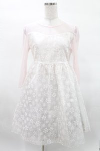 MILK / アレンデールドレス  パウダーピンクスノー H-25-03-25-011-ML-OP-KB-ZH