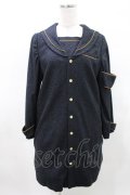 ネバアランド / 腕章風ワンピース  紺 H-25-03-25-012-LO-OP-KB-ZT057