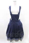 Jane Marple / Vintage marine tablier skirt M ネイビー H-25-03-25-016-JM-SK-KB-ZH