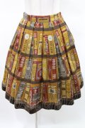 Jane Marple / Jane's bookcaseショートスカート  マスタード H-25-03-25-024-JM-SK-KB-ZH