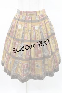 Jane Marple / Jane's bookcaseショートスカート  マスタード H-25-03-25-024-JM-SK-KB-ZH