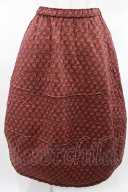 画像1: Jane Marple Dans Le Salon / Tudor tulip matelasse skirt  ネイビー H-25-03-25-026-JM-SK-KB-ZH