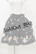 Ank Rouge / SweetieHalloweenフロントリボンスカート M ブラック H-25-03-26-042-CA-SK-NS-ZH