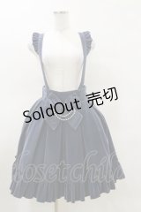 Amavel / Velor Ribbon Giftスカート Free ブルー H-25-03-26-045-CA-SK-NS-ZH