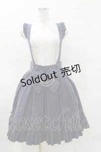 Amavel / Velor Ribbon Giftスカート Free ブルー H-25-03-26-045-CA-SK-NS-ZH