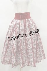 axes femme / ストロベリーチェック柄スカート Free レッド H-25-03-26-048-AX-SK-NS-ZH
