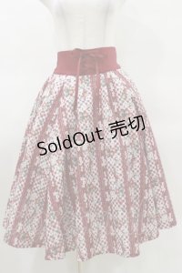axes femme / ストロベリーチェック柄スカート Free レッド H-25-03-26-048-AX-SK-NS-ZH