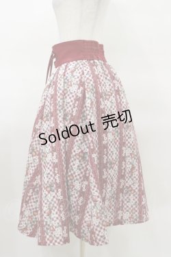 画像3: axes femme / ストロベリーチェック柄スカート Free レッド H-25-03-26-048-AX-SK-NS-ZH