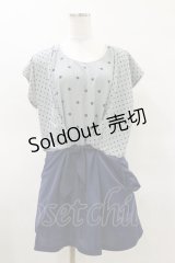 axes femme / ドットワンピース M ネイビー H-25-03-26-052-AX-OP-NS-ZH