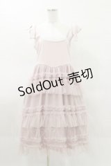 FLC / 皆方由衣コラボワンピース L ピンク H-25-03-26-058-LO-OP-NS-ZH