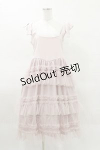 FLC / 皆方由衣コラボワンピース L ピンク H-25-03-26-058-LO-OP-NS-ZH