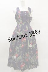 axes femme / シーズナルフルーツ柄ジャンパースカート Free パープル H-25-03-26-060-AX-OP-NS-ZH