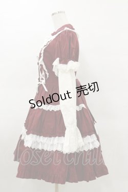 画像3: Cornet / ティアードワンピース Free ボルドー H-25-03-26-067-LO-OP-NS-ZH