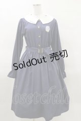Avail / サンリオキャラクターズコラボ/タキシードサムワンピース M ネイビー H-25-03-26-068-LO-OP-NS-ZH