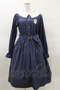 Avail / サンリオキャラクターズコラボ/タキシードサムワンピース M ネイビー H-25-03-26-068-LO-OP-NS-ZH