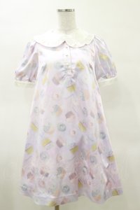 Honey Cinnamon / シナモロールコラボワンピース Free ピンク H-25-03-26-071-LO-OP-NS-ZH