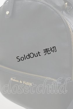 画像3: Maison de FLEUR / リボンMリュック  ブラック H-25-03-26-007-LO-BG-NS-ZH