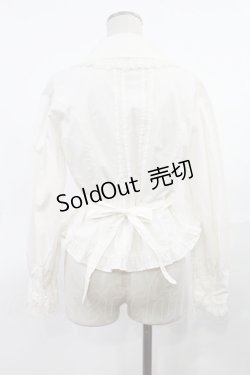 画像2: Innocent World / チュールレースプレーンブラウス M アイボリー H-25-03-26-1032-IW-BL-NS-ZH