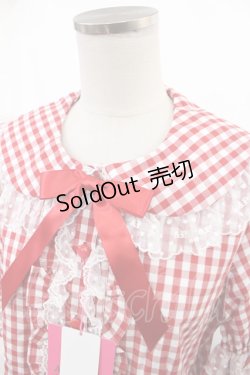 画像4: Angelic Pretty / ふんわりフリルギンガムブラウス Free レッド H-25-03-26-1033-AP-BL-NS-ZH