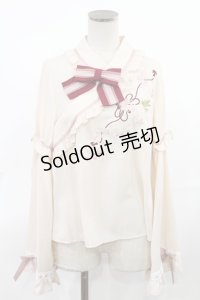 Amavel / 鶯と桜吹雪の2WAYブラウス Free アイボリー H-25-03-26-1036-CA-BL-NS-ZH