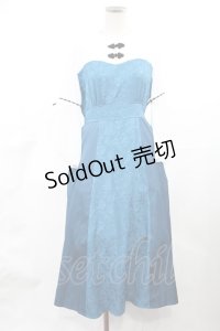 axes femme POETIQUE / チャイナボタンフレア袖ワンピース M ブルーグリーン H-25-03-26-1008-AX-OP-NS-ZH