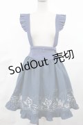 Amavel / ティーセット刺繍ジャンパースカート Free ブルー H-25-03-26-1010-CA-OP-NS-ZH