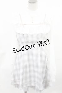 Ank Rouge / スクエアヨークコンビネゾン M グレー H-25-03-26-1011-CA-OP-NS-ZH