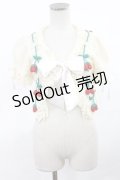 Angelic Pretty / いちごチェリーサテンリボンボレロ Free オフ H-25-03-26-1015-AP-TO-NS-ZH