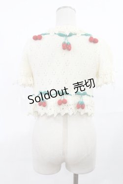 画像2: Angelic Pretty / いちごチェリーサテンリボンボレロ Free オフ H-25-03-26-1015-AP-TO-NS-ZH