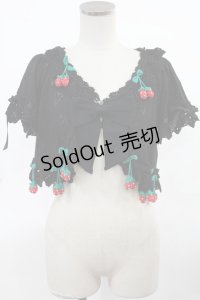 Angelic Pretty / Strawberry Parlourニットボレロ Free ブラック H-25-03-26-1016-AP-TO-NS-ZH