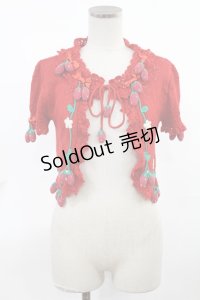 Angelic Pretty / 鈴なりいちごカーディガン Free レッド H-25-03-26-1017-AP-TO-NS-ZH