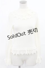 Angelic Pretty / パールリボンタートルニット Free オフ H-25-03-26-1019-AP-TO-NS-ZH