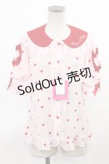 Angelic Pretty / Lovely Heartブラウス Free ピンク/レッド H-25-03-26-1030-AP-BL-NS-ZH