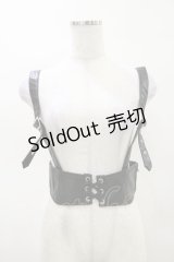 EATME / レースアップハーネスベルト  ブラック H-25-03-26-009-LO-ZA-NS-ZH
