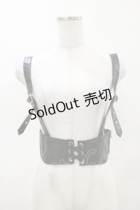 EATME / レースアップハーネスベルト  ブラック H-25-03-26-009-LO-ZA-NS-ZH