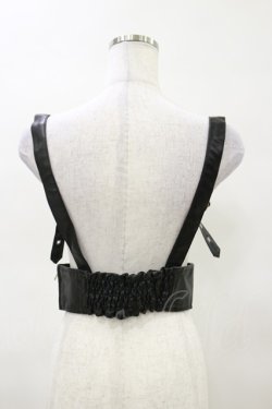 画像2: EATME / レースアップハーネスベルト  ブラック H-25-03-26-009-LO-ZA-NS-ZH