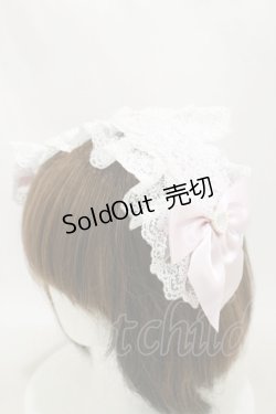 画像1: Lovely Tency / 眞白ありすコラボ/ヘッドドレス  ピンク H-25-03-26-010-LO-AC-NS-ZH
