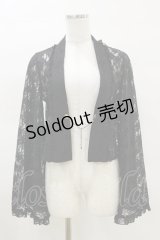 axes femme / チェーン付き総レースボレロ Free ブラック H-25-03-26-012-AX-TO-NS-ZH