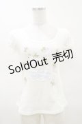 RoseMarie seoir / シナモロール×RoseMarie seoir Tシャツ Free オフ H-25-03-26-015-LO-TO-NS-ZH
