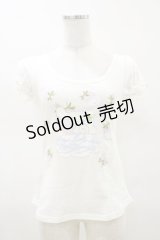 RoseMarie seoir / シナモロール×RoseMarie seoir Tシャツ Free オフ H-25-03-26-015-LO-TO-NS-ZH