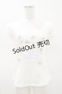 RoseMarie seoir / シナモロール×RoseMarie seoir Tシャツ Free オフ H-25-03-26-015-LO-TO-NS-ZH