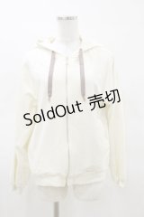axes femme / レース使いパーカー Free 生成り H-25-03-26-019-AX-TO-NS-ZH