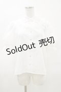 Lovely Tency / 眞白ありすコラボ/レースブラウス L オフ H-25-03-26-021-LO-BL-NS-ZH