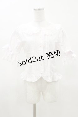 画像1: BABY,THE STARS SHINE BRIGHT / ハートレースの5分袖ブラウス Free ピンク H-25-03-26-023-BA-BL-NS-ZH